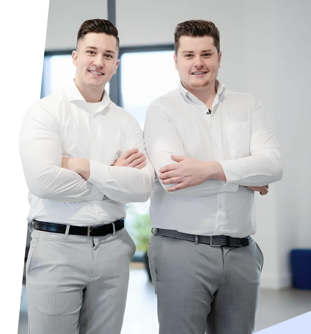 Christoph Pfad und Philipp Polley, Gründer von Erfolg Buddies